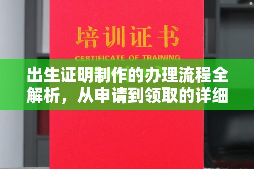 巴州出生证明制作的办理流程全解析，从申请到领取的详细指南